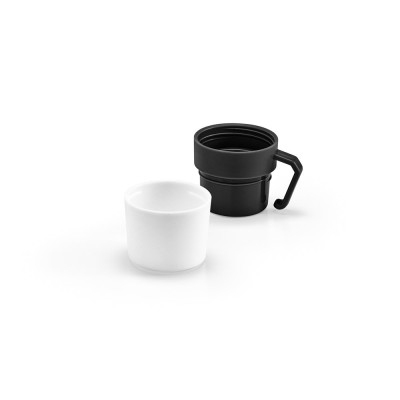 SAFE. Stainless steel and PP thermos 490 mL